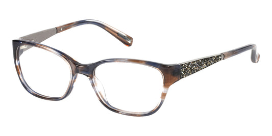 Brown/Blue Marciano GM0243 Eyeglasses.