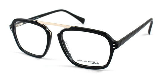 Black/Gold William Morris London WM50040 Eyeglasses.
