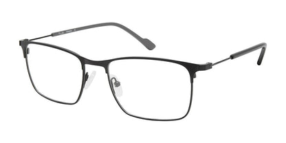 C01 Matte Black Tlg NU041 Titanium Eyeglasses.