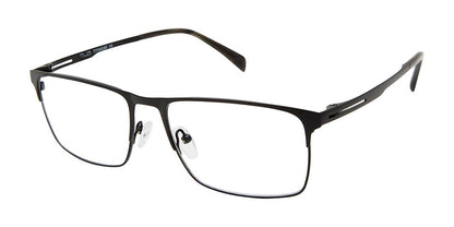C01 Matte Black Tlg NU043 Titanium Eyeglasses.