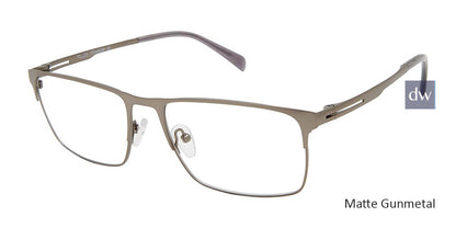 C03 Matte Gunmetal Tlg NU043 Titanium Eyeglasses.
