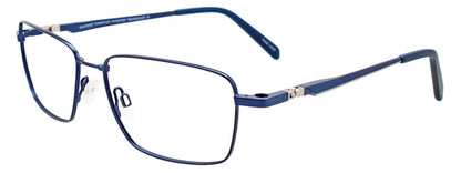 Clip & Twist CT257 Rectangle Eyeglasses (Sunglass Clip-On Included)