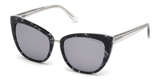 Black/Other/Smoke Mirror Marciano GM0783 Sunglasses.