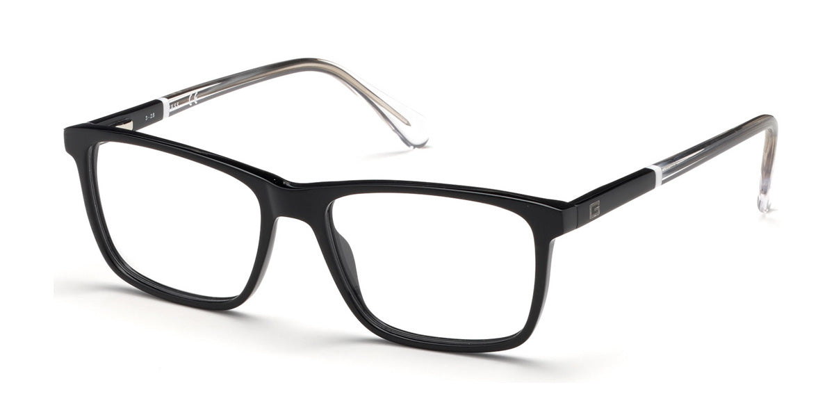 Shiny Black Guess GU1971 Eyeglasses.