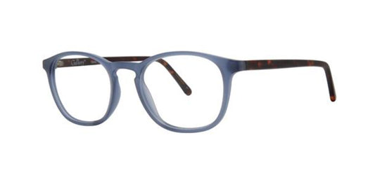 Matte Blue Gallery Cedric Eyeglasses.