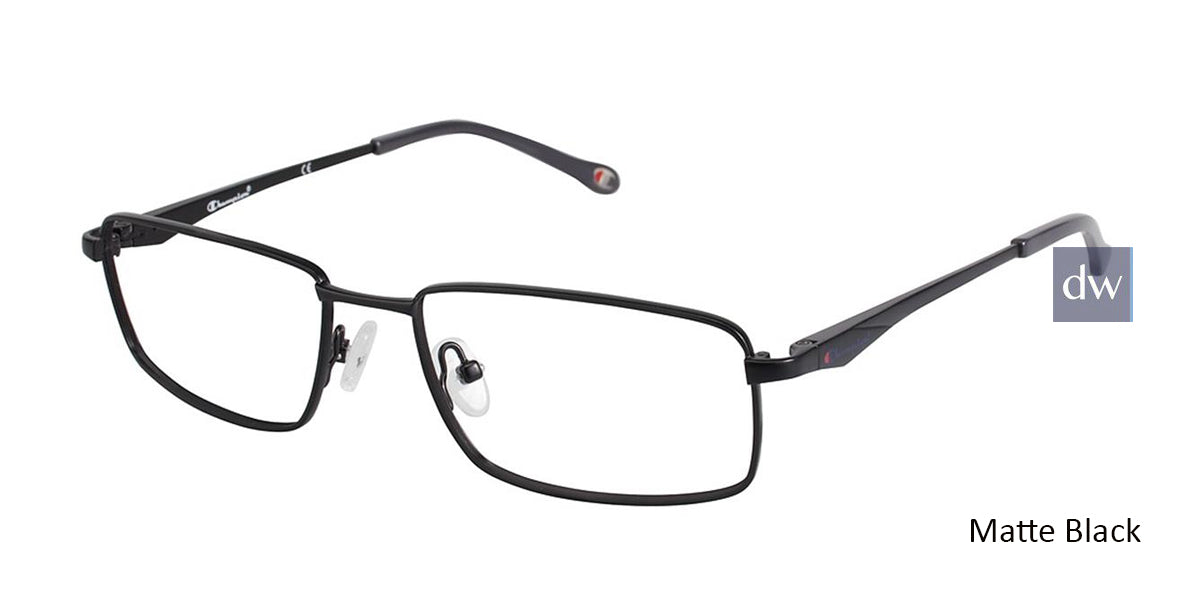 Matte Black Champion 1001 Eyeglasses.
