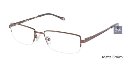 Matte Brown c02 Champion 1003 Eyeglasses.