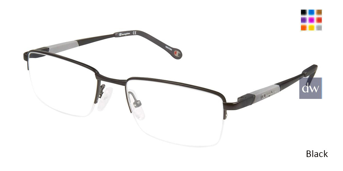 Black c02 Champion 1016 Eyeglasses.