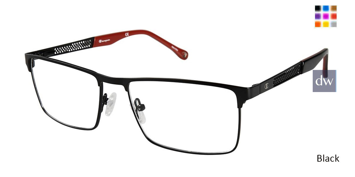 Black c02 Champion 1022 Eyeglasses.