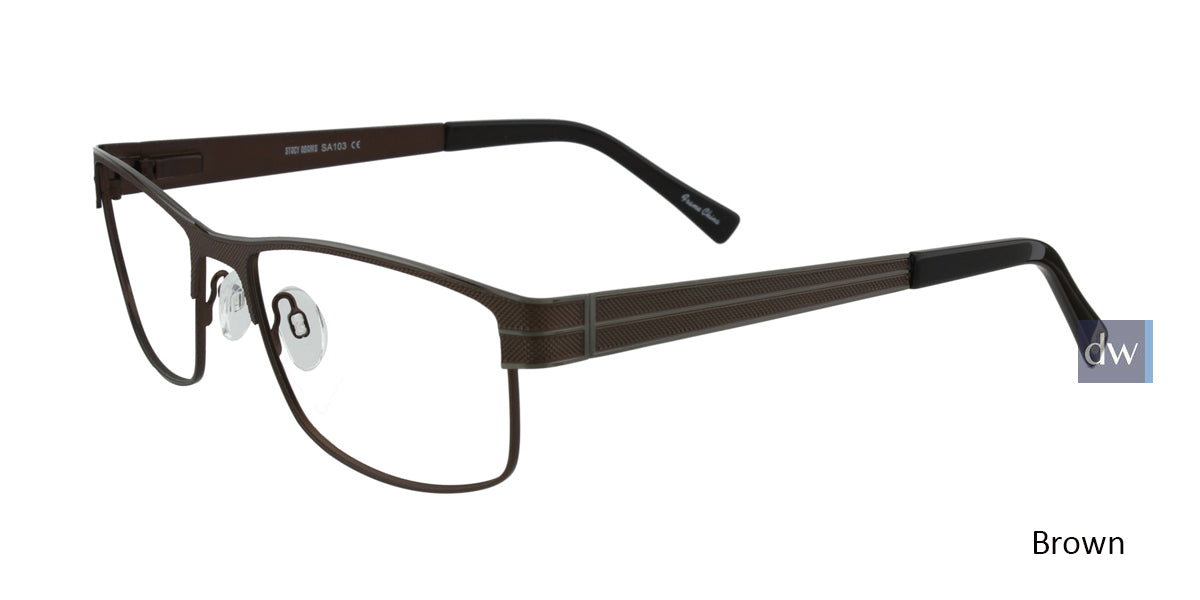 Brown STACY ADAMS 103 Eyeglasses