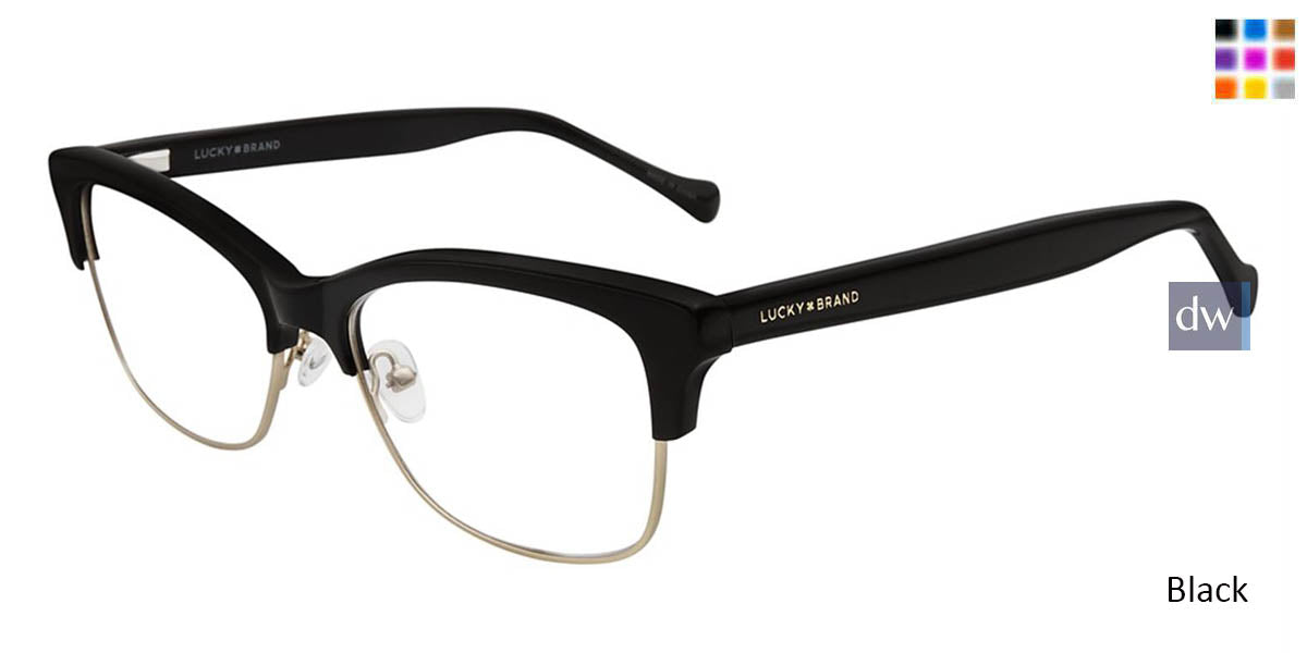 Black Lucky Brand D109 Eyeglasses.