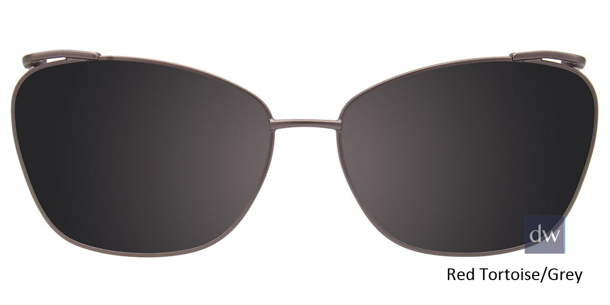 Red Tortoise Grey Clip-On