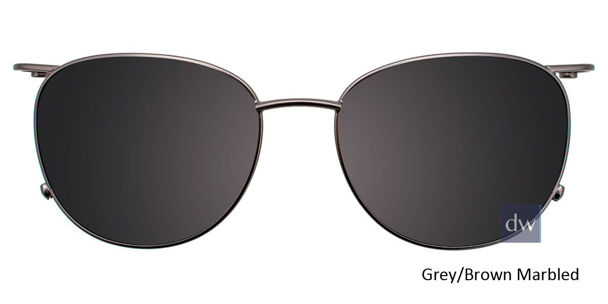 Grey Brown Marbled Clip-On