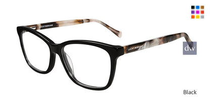 Black Lucky Brand D214 Eyeglasses.