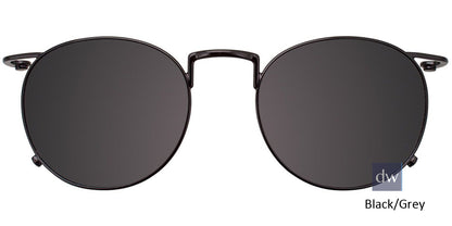 Black Grey  Clip-On