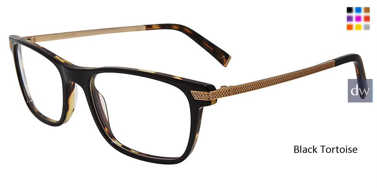 Black Tortoise John Varvatos V412 Eyeglasses.