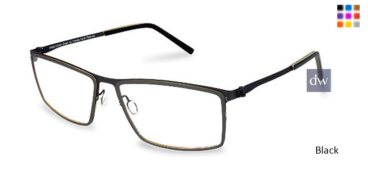 Black Free-Form FFA971L Eyeglasses
