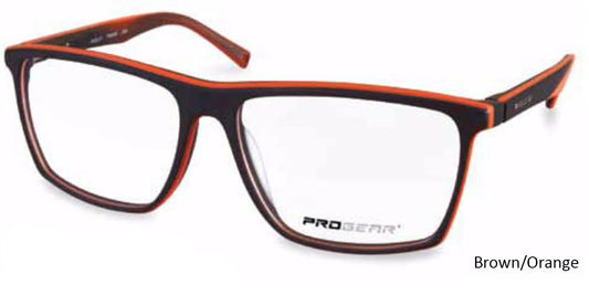 Brown/Orange Progear OPT-1136 Eyeglasses