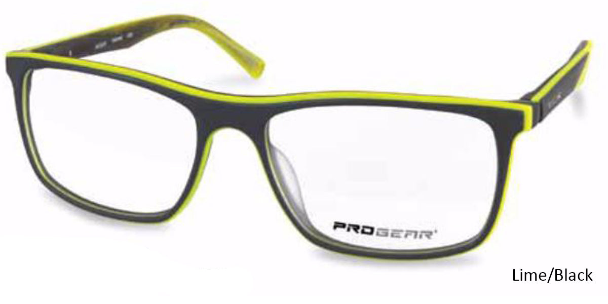 Grey/Lime Progear OPT-1137 Eyeglasses