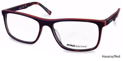 Havana/Red Progear OPT-1137 Eyeglasses
