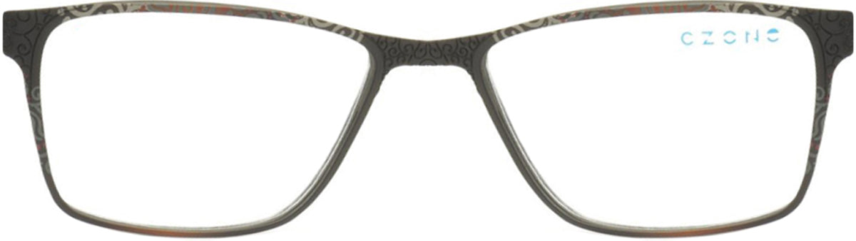 Black/Grey C-Zone H1157 Eyeglasses.