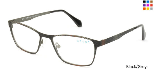 Black/Grey C-Zone H1157 Eyeglasses.