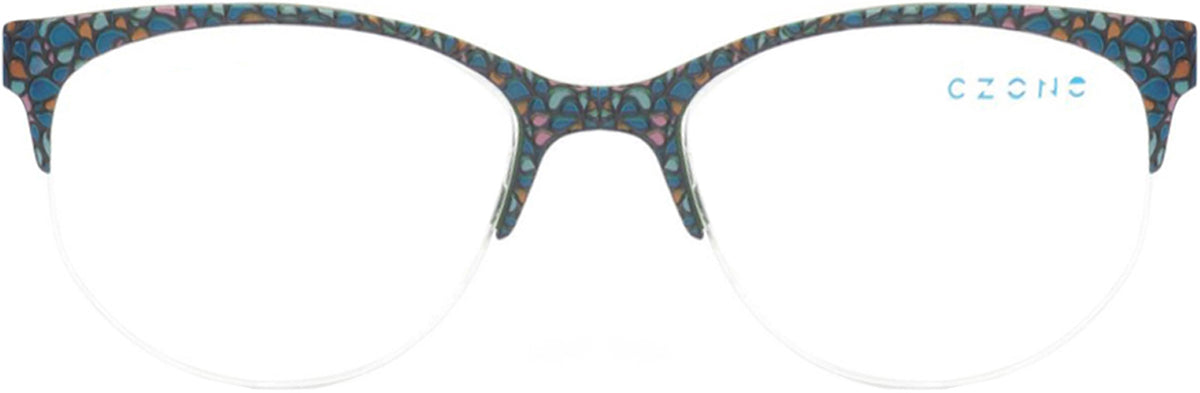 Green/Blue/Orange C-Zone P1160 Eyeglasses.