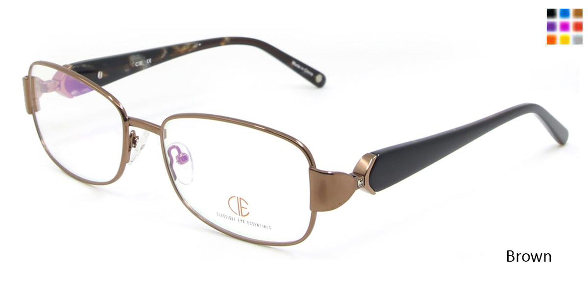 Brown CIE SEC116 Eyeglasses.