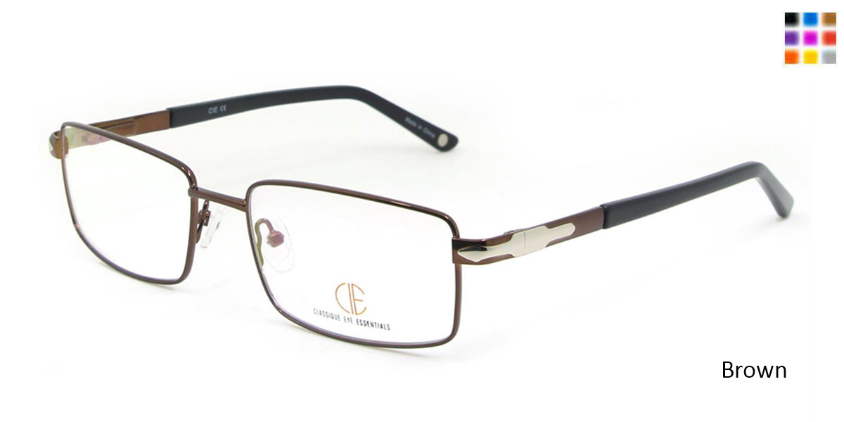 Brown CIE SEC117 Eyeglasses.