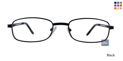 Black CE-TRU 1181 Eyeglasses- Teenager