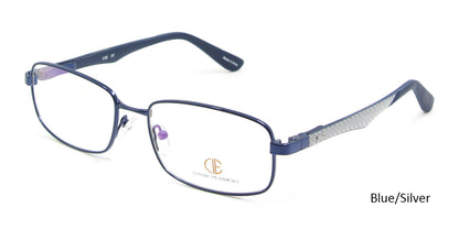 Blue/Silver CIE SEC118 Eyeglasses.