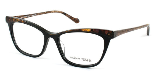 Black/Brown Mottle William Morris London WM6986 Eyeglasses.