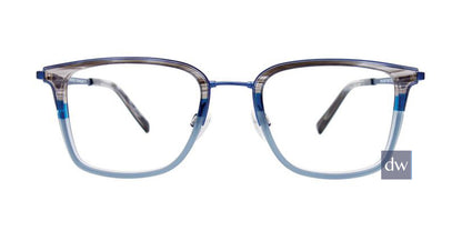 Striped Grey/Blue/Greyish Blue/Blue