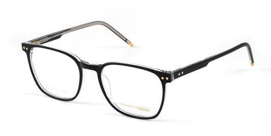 Black/Crystal William Morris London WM50136 Eyeglasses.