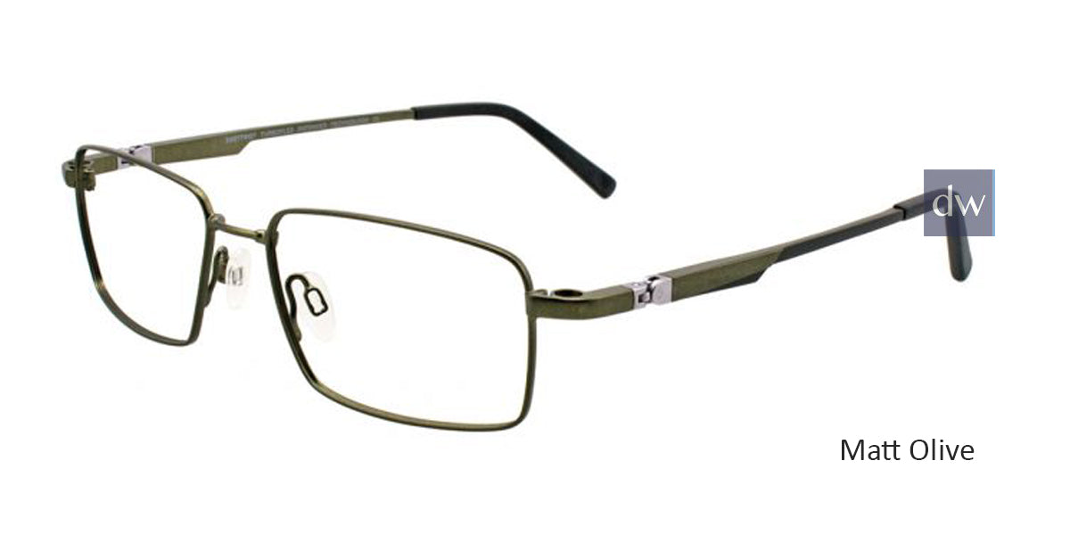 Matt Olive Clip & Twist CT236 Eyeglasses.