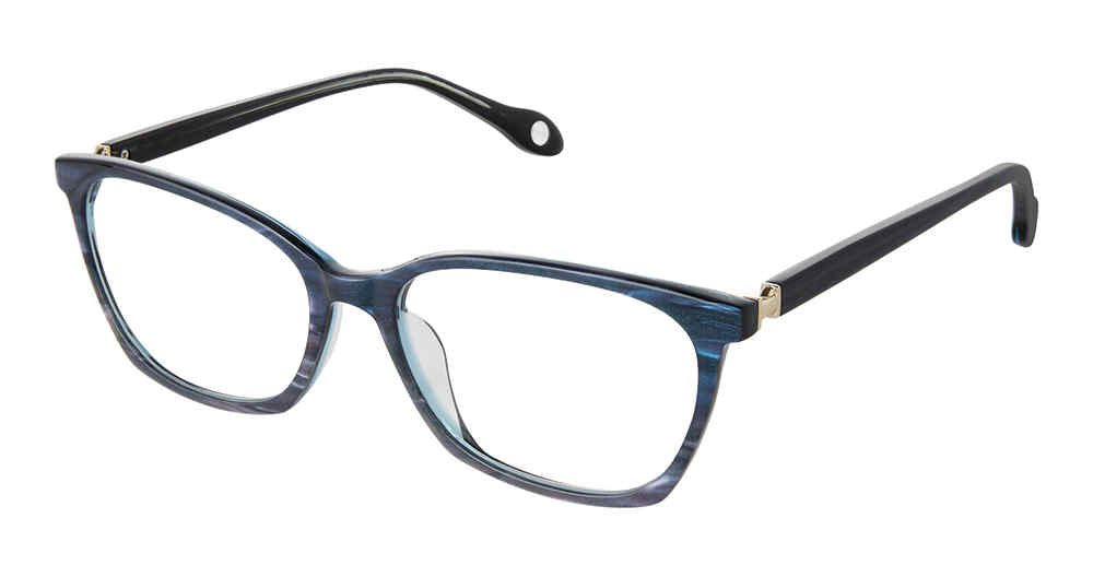 FYSH F-3714 Eyeglasses Blue Iridescent