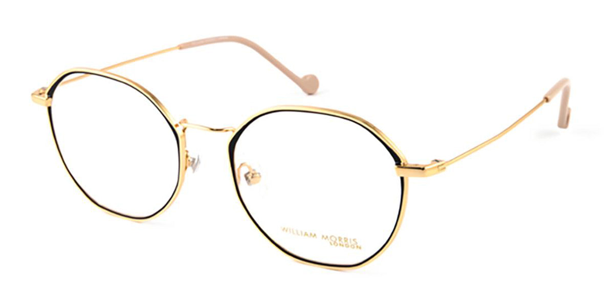 Gold/Black Rim William Morris London WM50099 Eyeglasses.