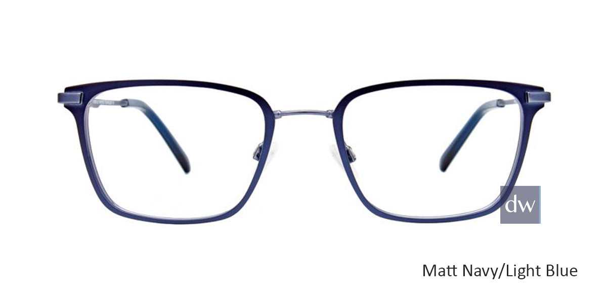Matt Navy/Light Blue EasyTwist ET997 Eyeglasses