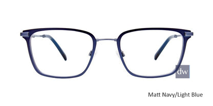 Matt Navy/Light Blue EasyTwist ET997 Eyeglasses
