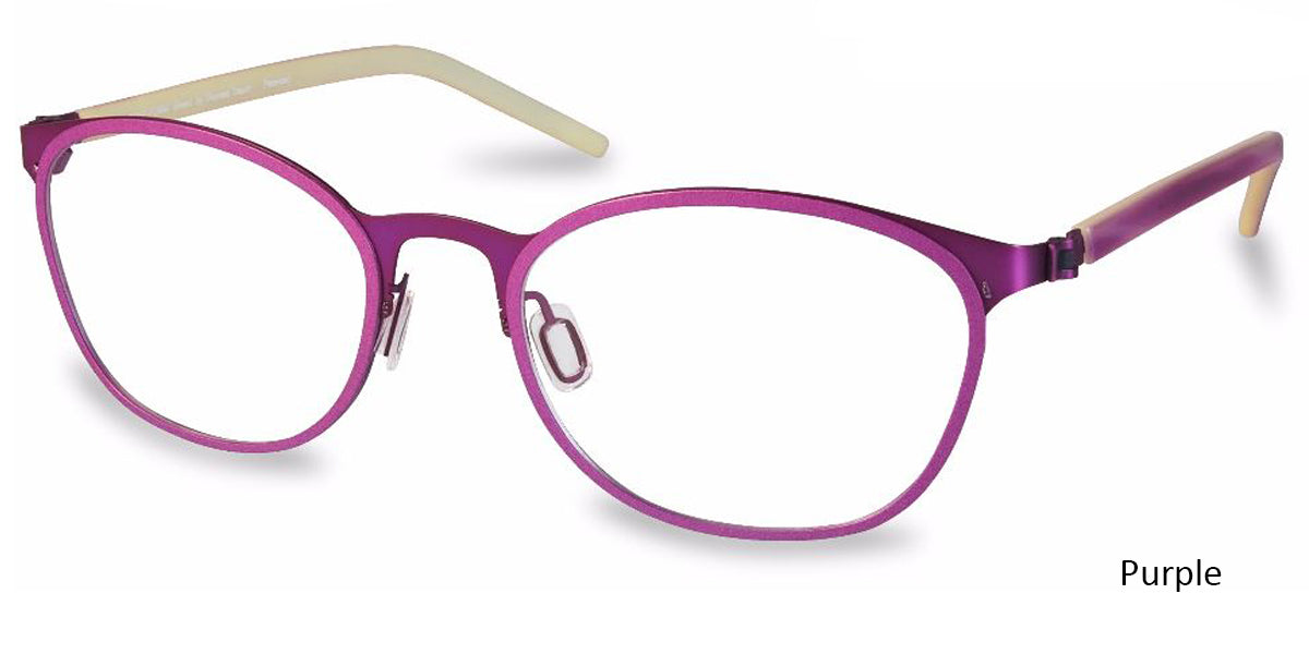 Purple Free-Form FFA976 Eyeglasses