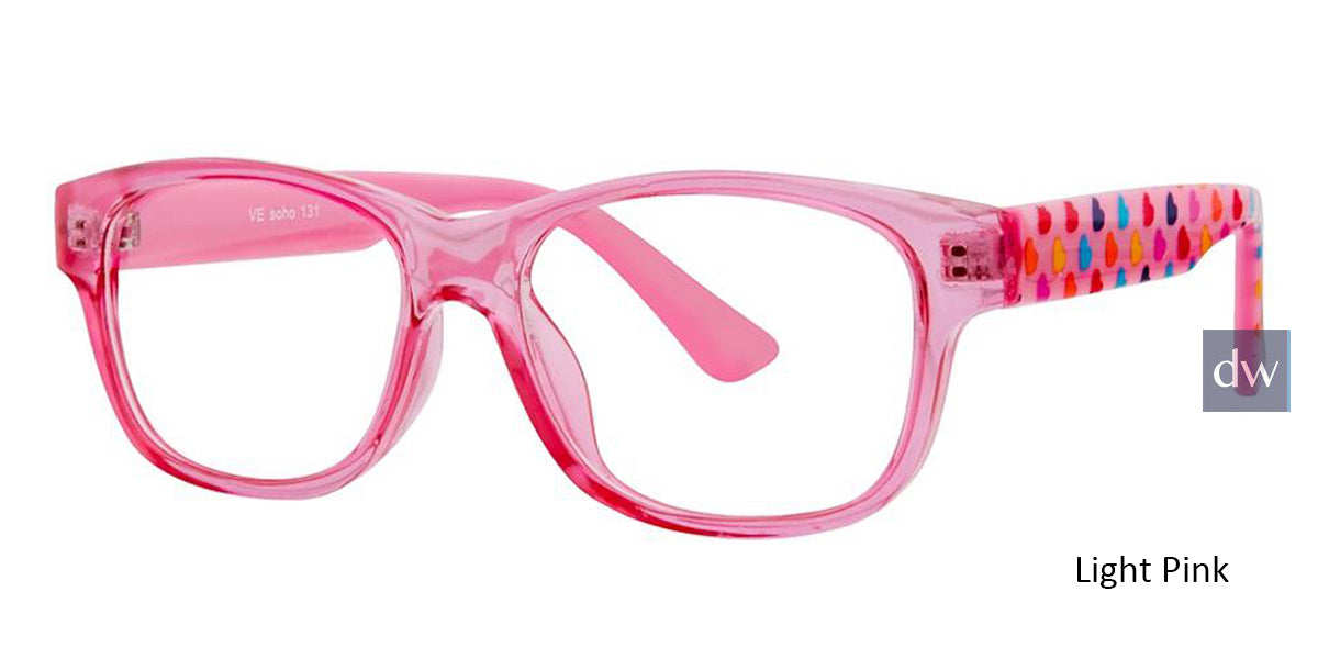 Light Pink Vivid Soho 131 Eyeglasses.
