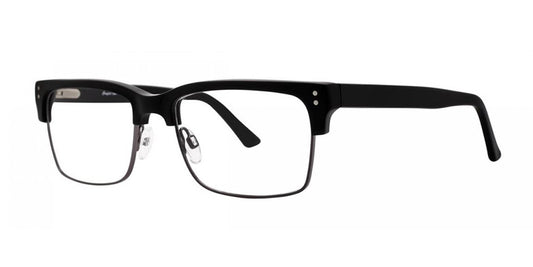 Black Comfort Flex Adam Eyeglasses.