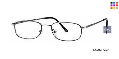 Matte Gold Parade 1498 Eyeglasses.