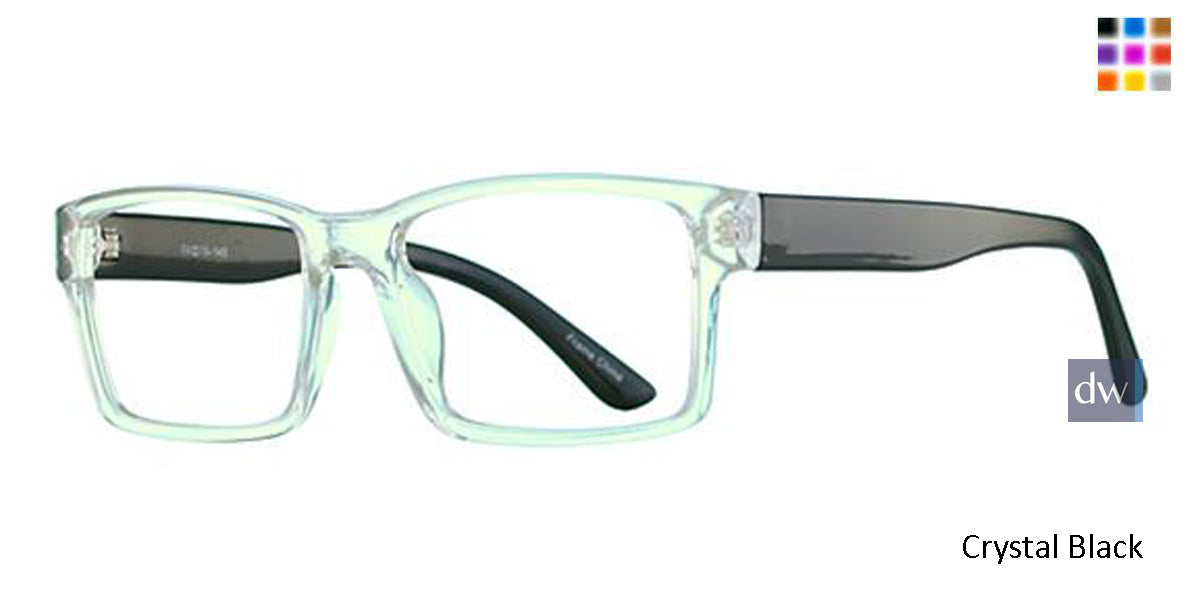 Crystal Black Parade 1587 Eyeglasses.