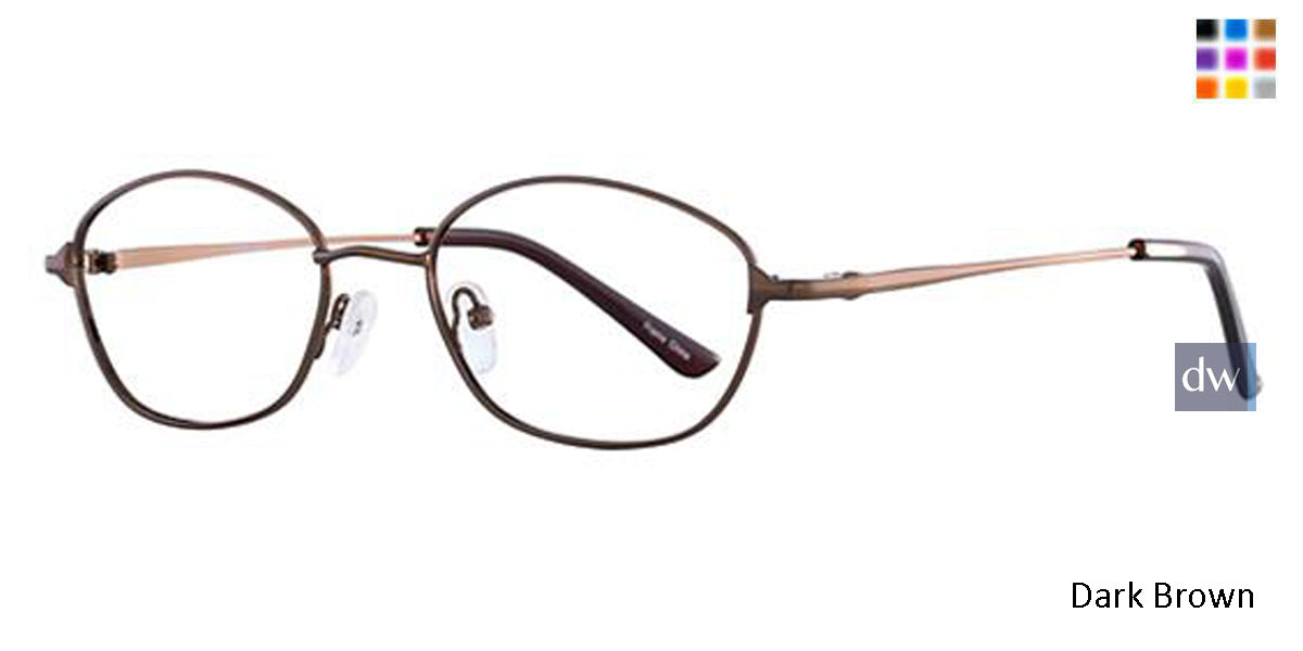 Dark Brown Parade 1592 Eyeglasses.