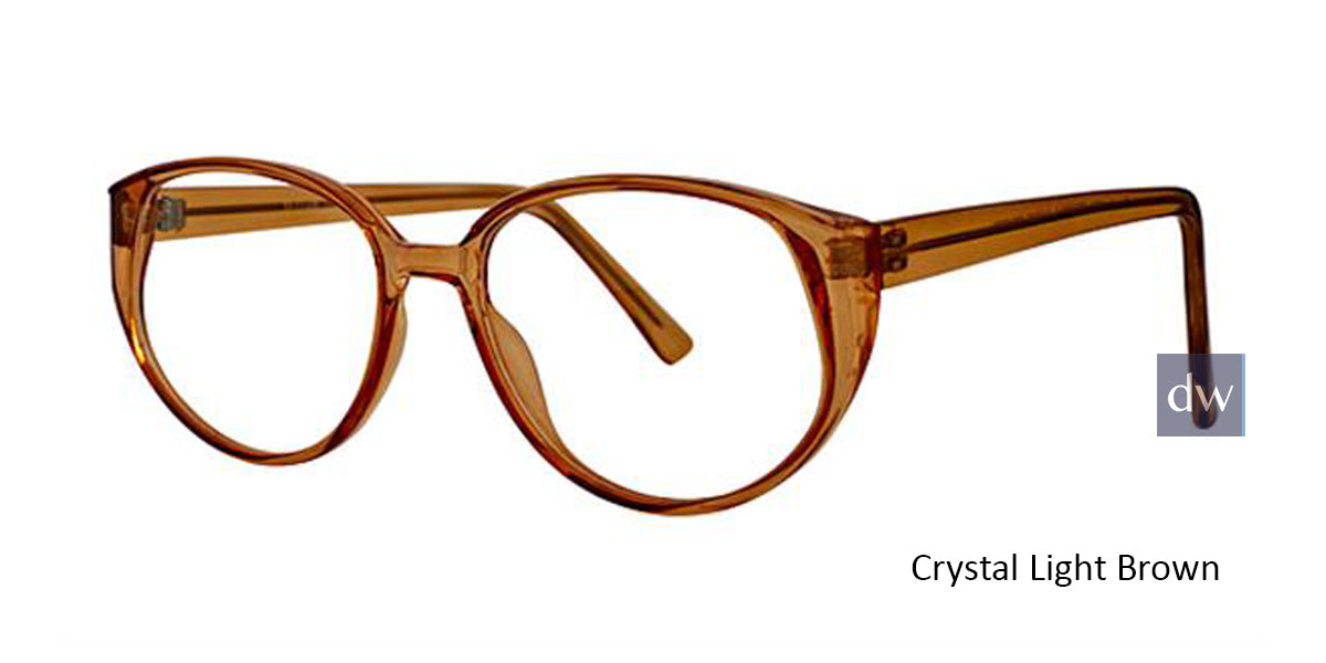 Crystal Light Brown Parade 1596 Eyeglasses.