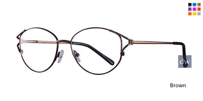 Brown Parade Q Series 1620 Eyeglasses.