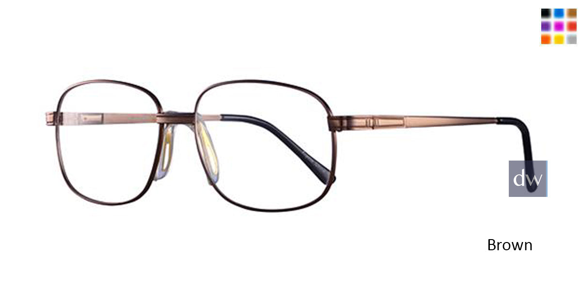 Brown Parade Q Series 1621 Eyeglasses.