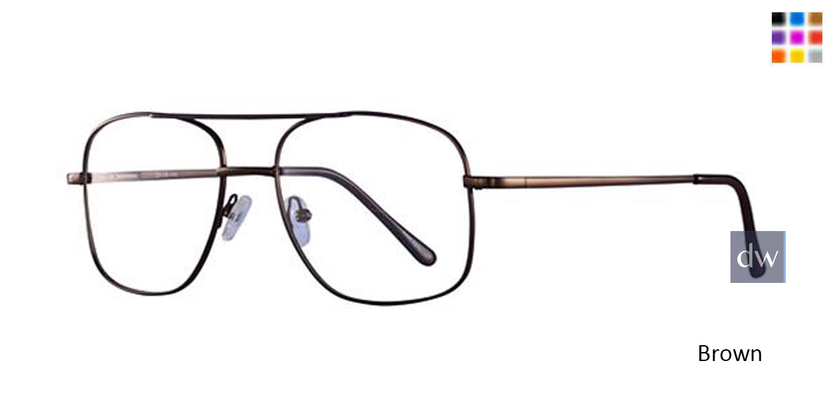 Brown Parade Q Series 1622 Eyeglasses.