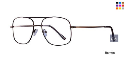 Brown Parade Q Series 1622 Eyeglasses.